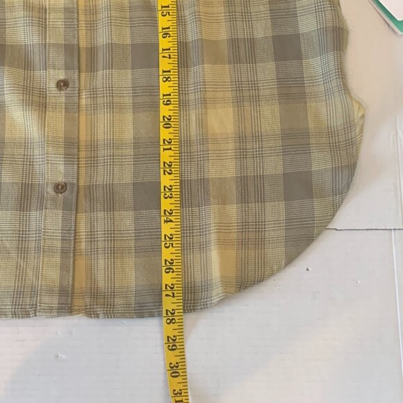 Marmot Women Fairfax Lightweight Boyfriend Flannel Shirt Wheat Large NWT Outdoor - Picture 8 of 11